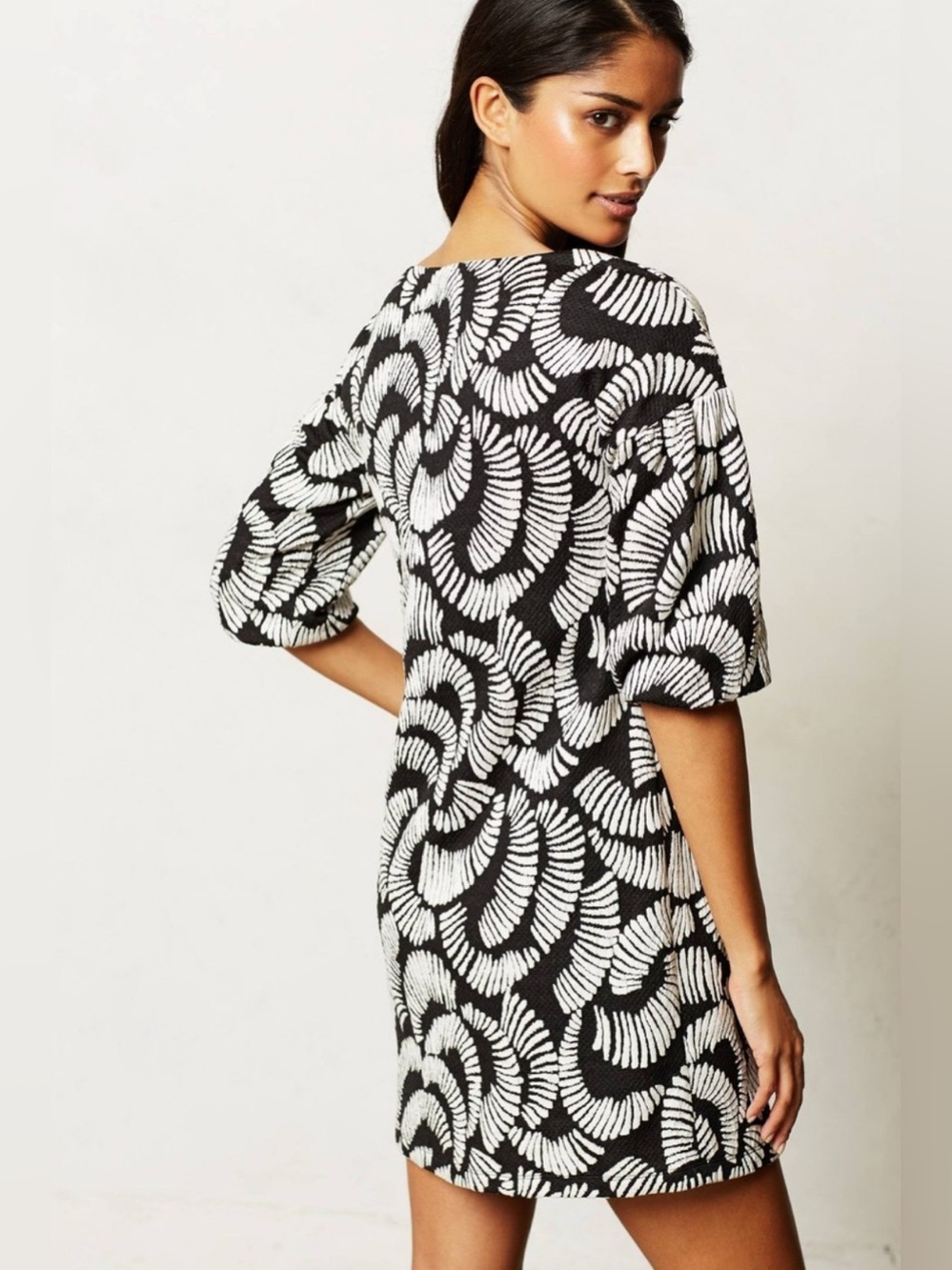 Anthro Maeve Windfall Mod Ponte Shift Tunic Dress